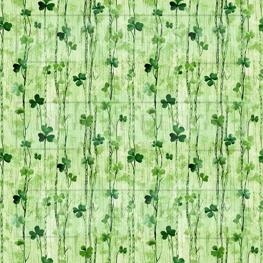 Green Clover Vines VinylV2327
