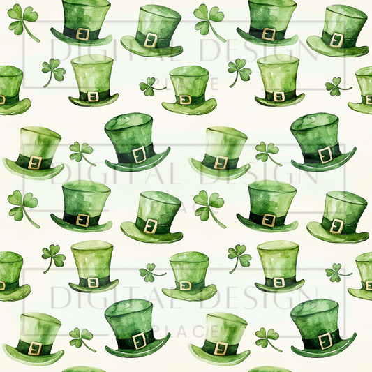 Green Lucky Hats VinylV2328