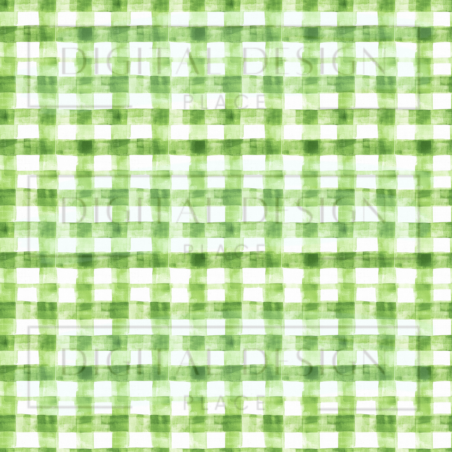 Green Plaid VinylV2332