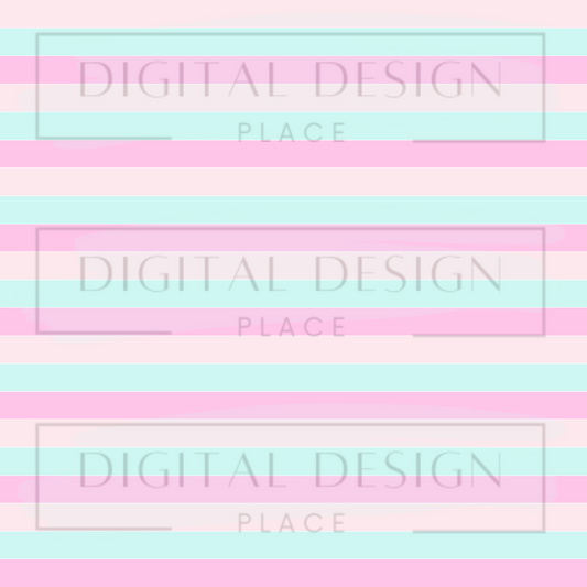 Easter Striped VinylV2362