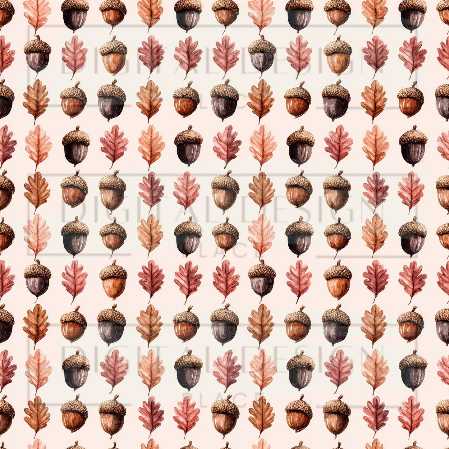 Acorn Leaf VinylV2429