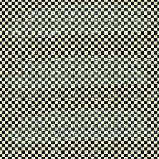 Black Checkered VinylV2489