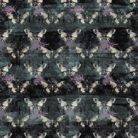 Grunge Butterflies VinylV2508