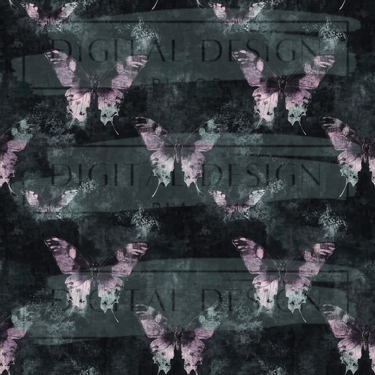 Grunge Butterflies VinylV2511