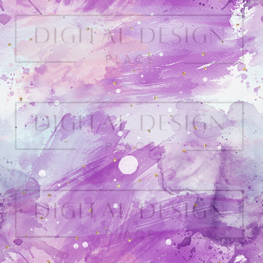 Purple Watercolor Brushstroke VinylV2513