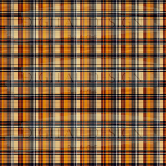 Dark Fall Plaid VinylV2536