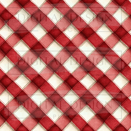 Red Watercolor Wrapping VinylV2578