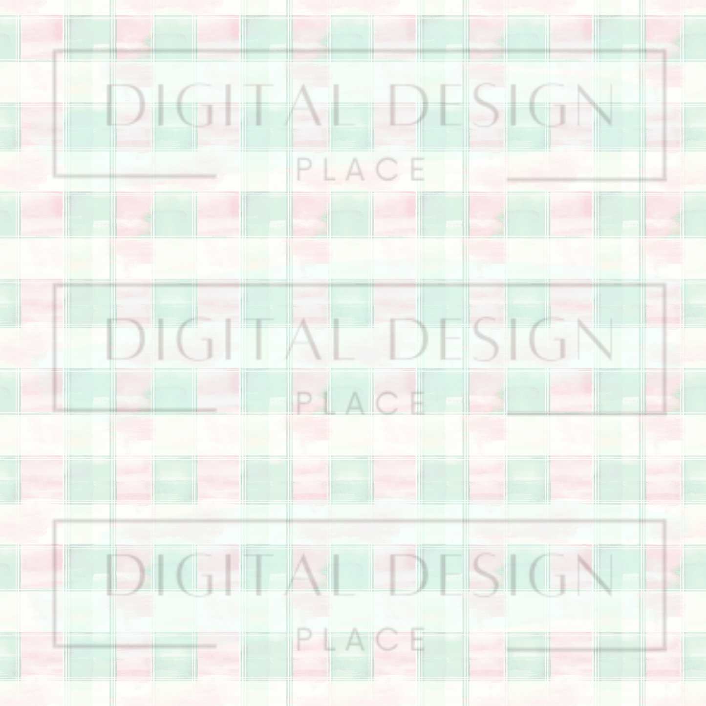 Pastel Christmas Plaid VinylV2617