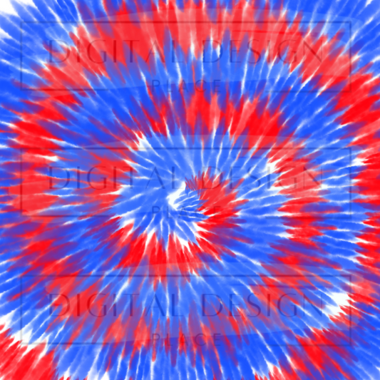 RWB Tiedye Swirl VinylV356