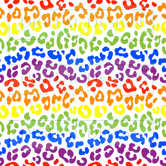 Rainbow Cheetah Spots VinylV359