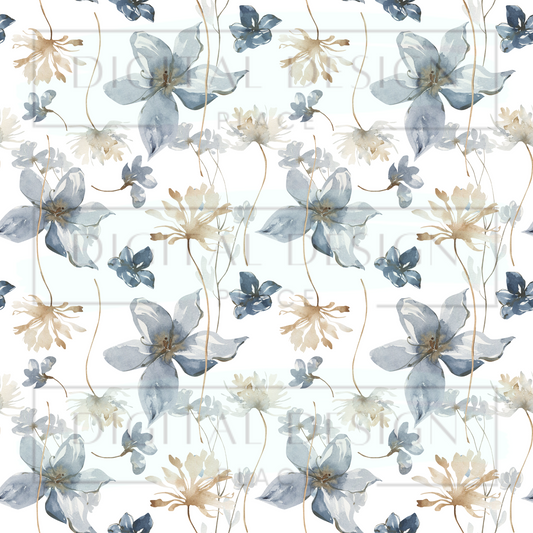 Winter Florals VinylV596