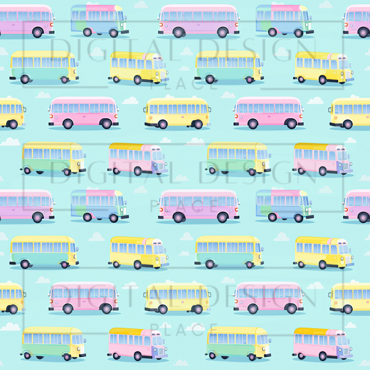 School Bus Riders VinylV630