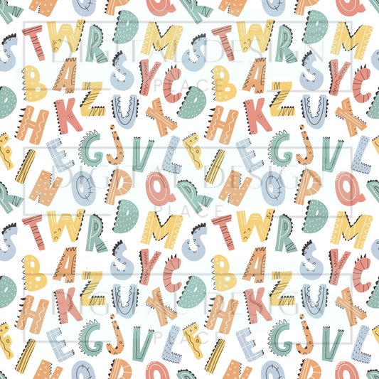 Dino Letters VinylV688