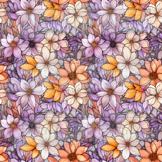 Harvest Blessings Stained Glass VinylV699