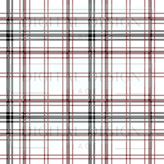 Red Black Plaid VinylV710