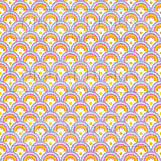 Rainbow Bright Daisies VinylV740