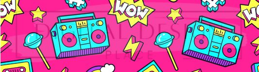 Roller Rink Pink Wrap DupW32