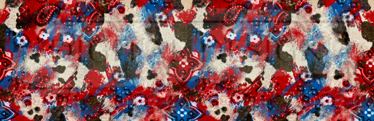 Patriotic Western Patchwork Wrap DupW50