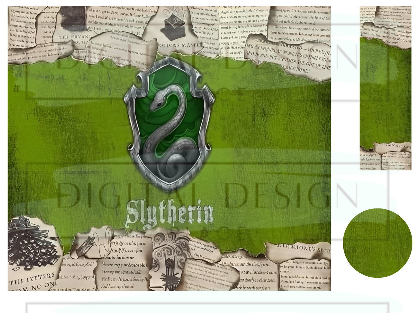 Green House Torn Pages WrB192