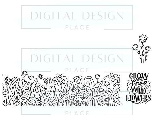 Wildflower Silhoutte WrB71