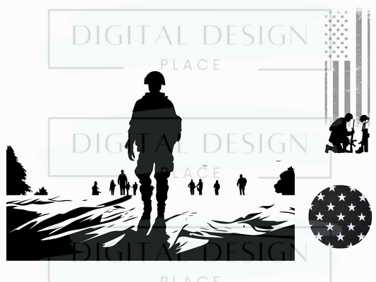 Soldier Silhoutte WrB72