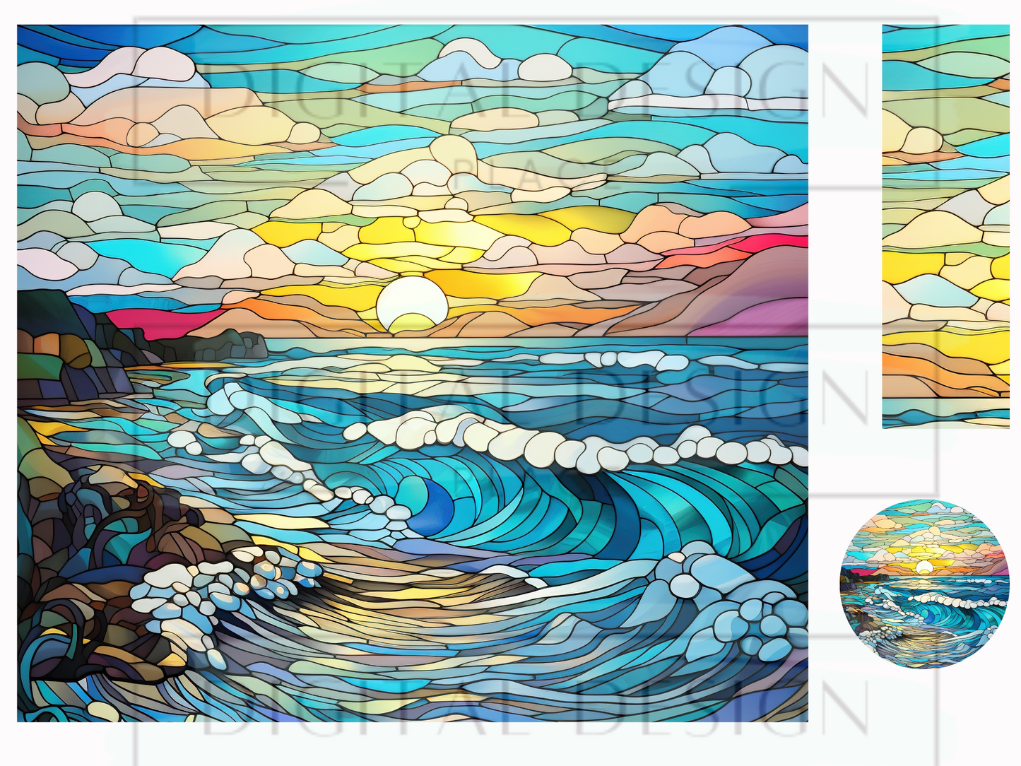 Stained Glass Beach WrB84