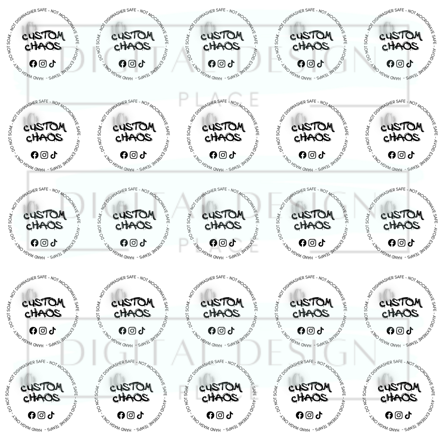 Care Instructions Sheet