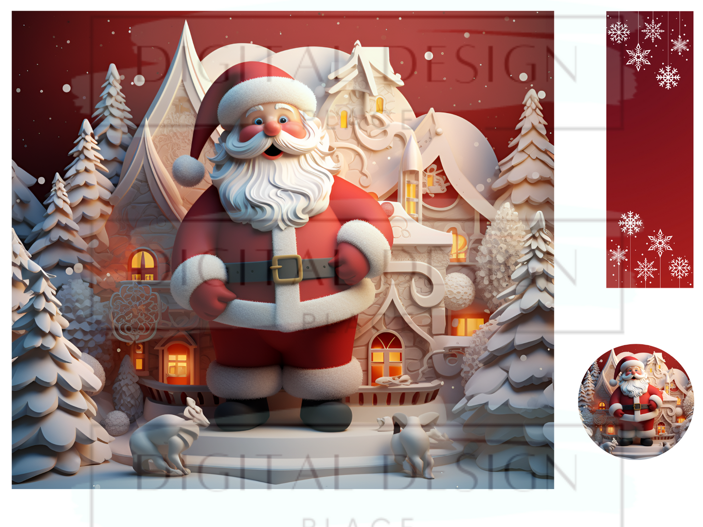 Santa Wrap Bundle 4 WrB44