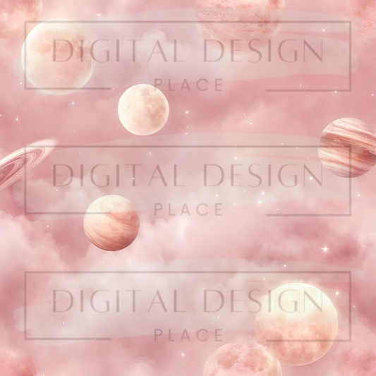 Pink Galaxy VinylV1029