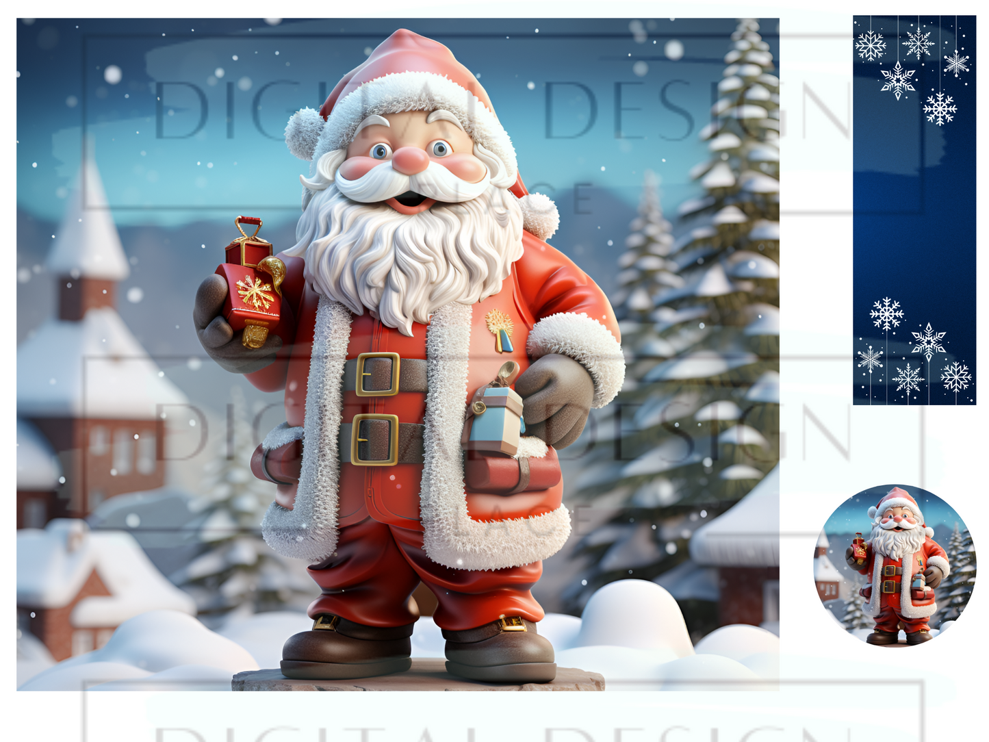 Santa Wrap Bundle 3 WrB40