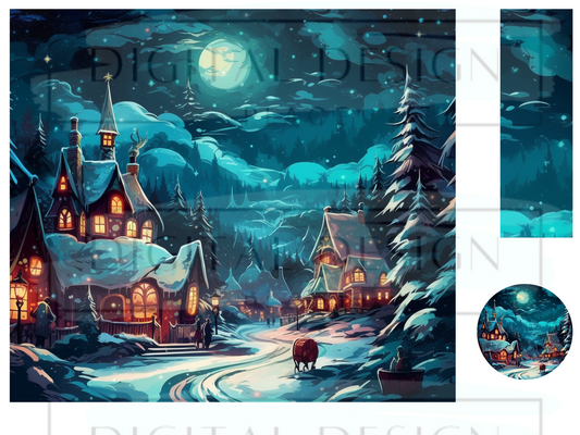 Snowy Night Wrap Bundle WrB38