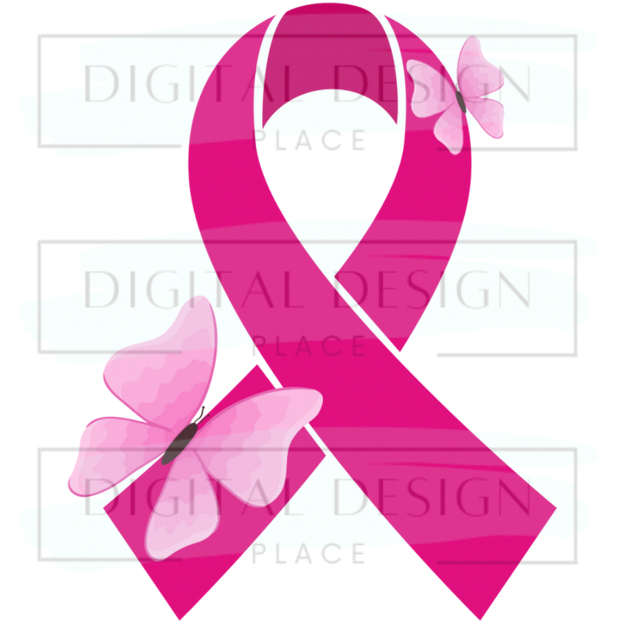 Pink Ribbon Butterfly AwareA23