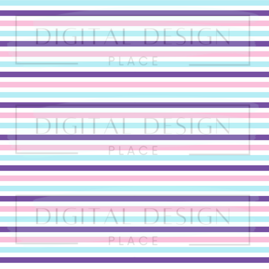 Pastel Stripes VinylV1093