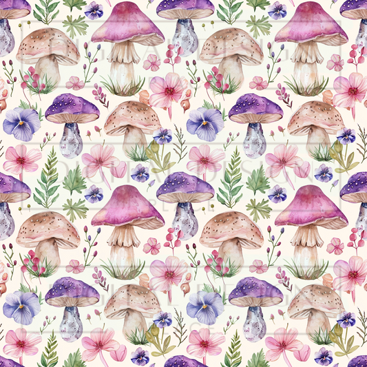 Pastel Shrooms VinylV1097