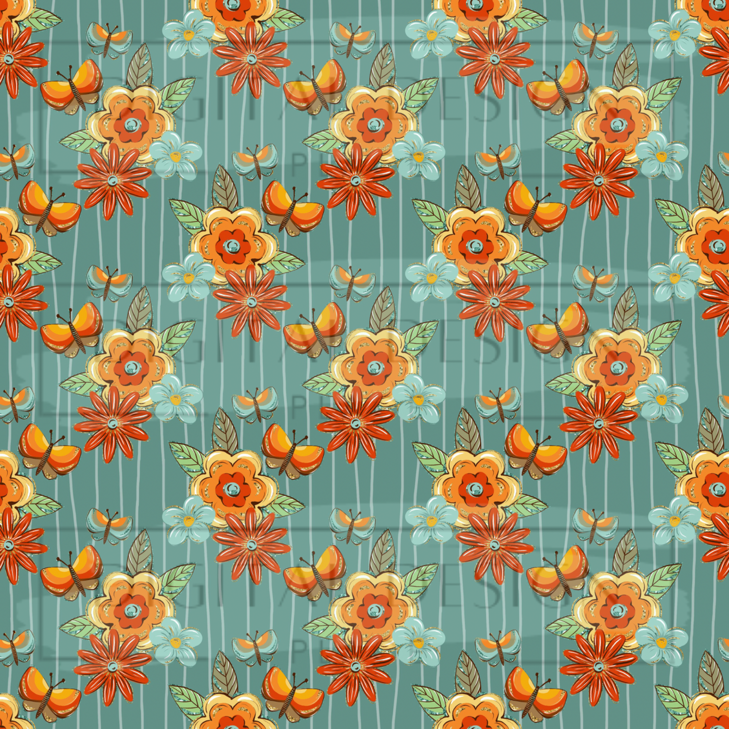 Groovy Garden VinylV960