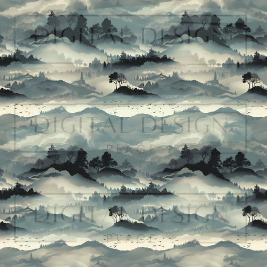 Foggy Cemetery VinylV438