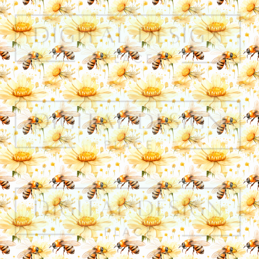 Pollinating Bees VinylV1186