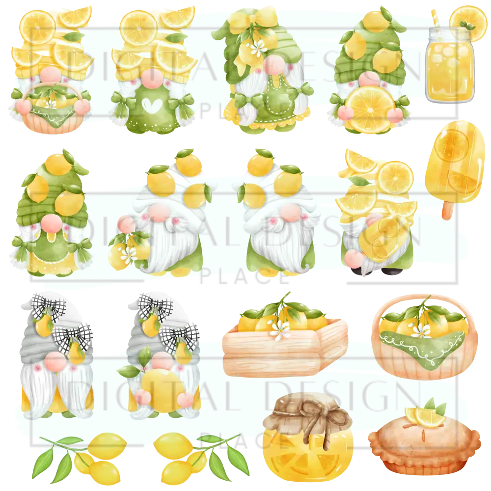 Lemon Gnomes EleE94