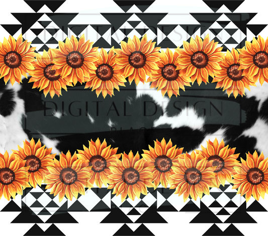 Aztec Sunflower 20oz Wrap