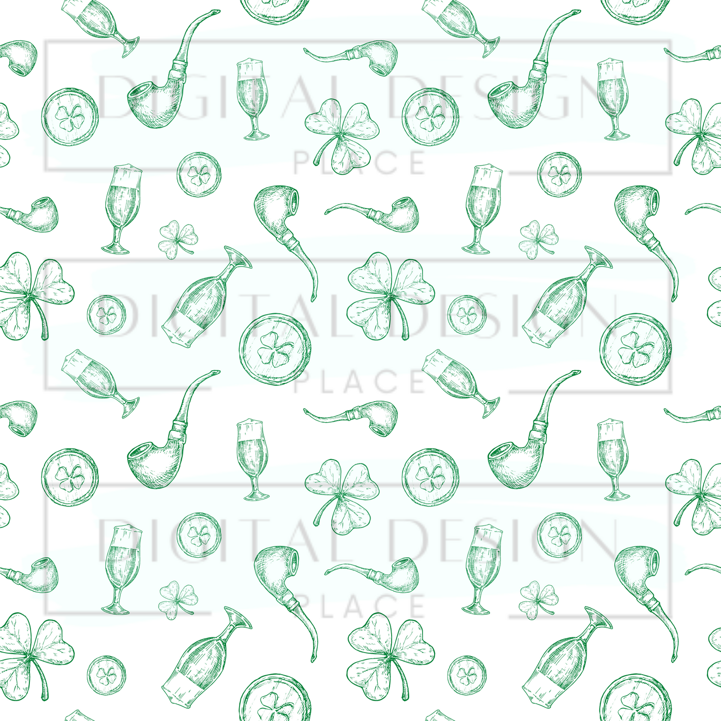 St. Patricks Outline VinylV109