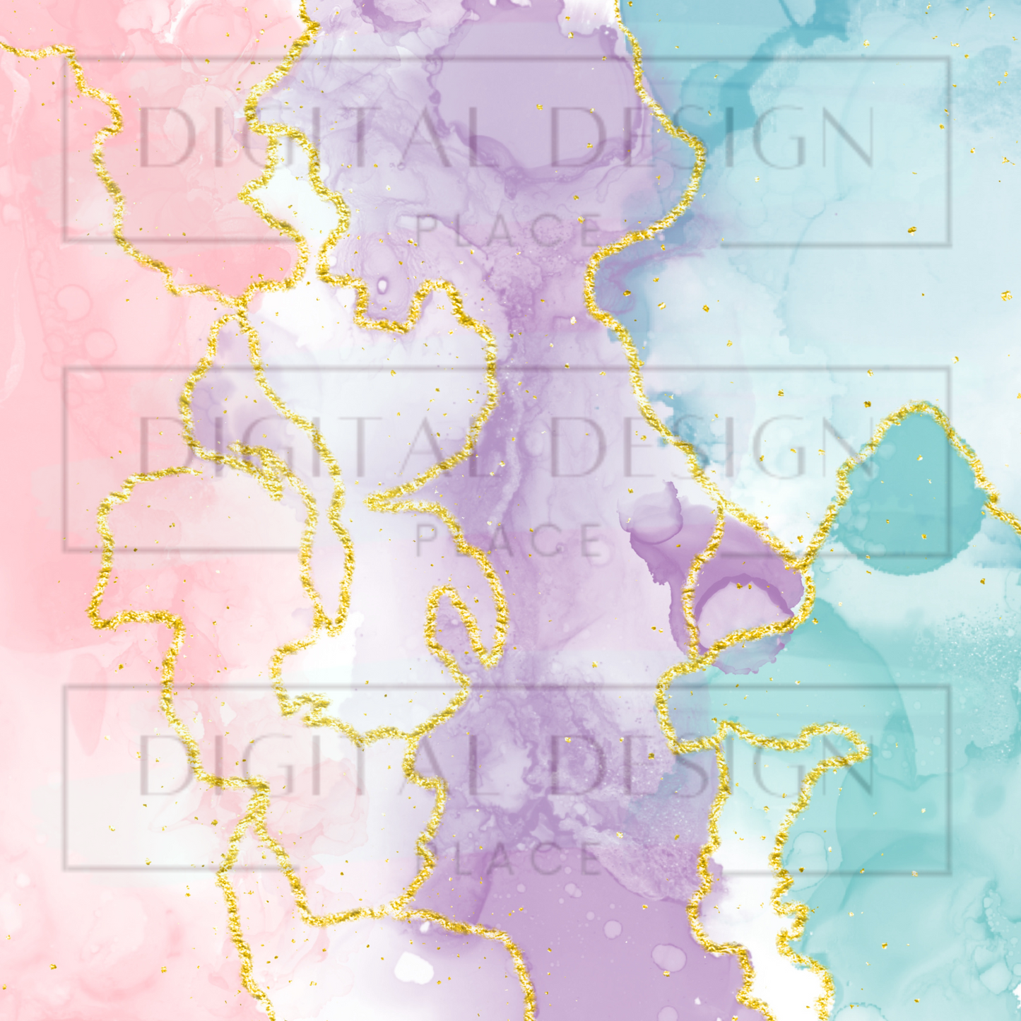 Pink/Purple/Blue Marble VinylV134