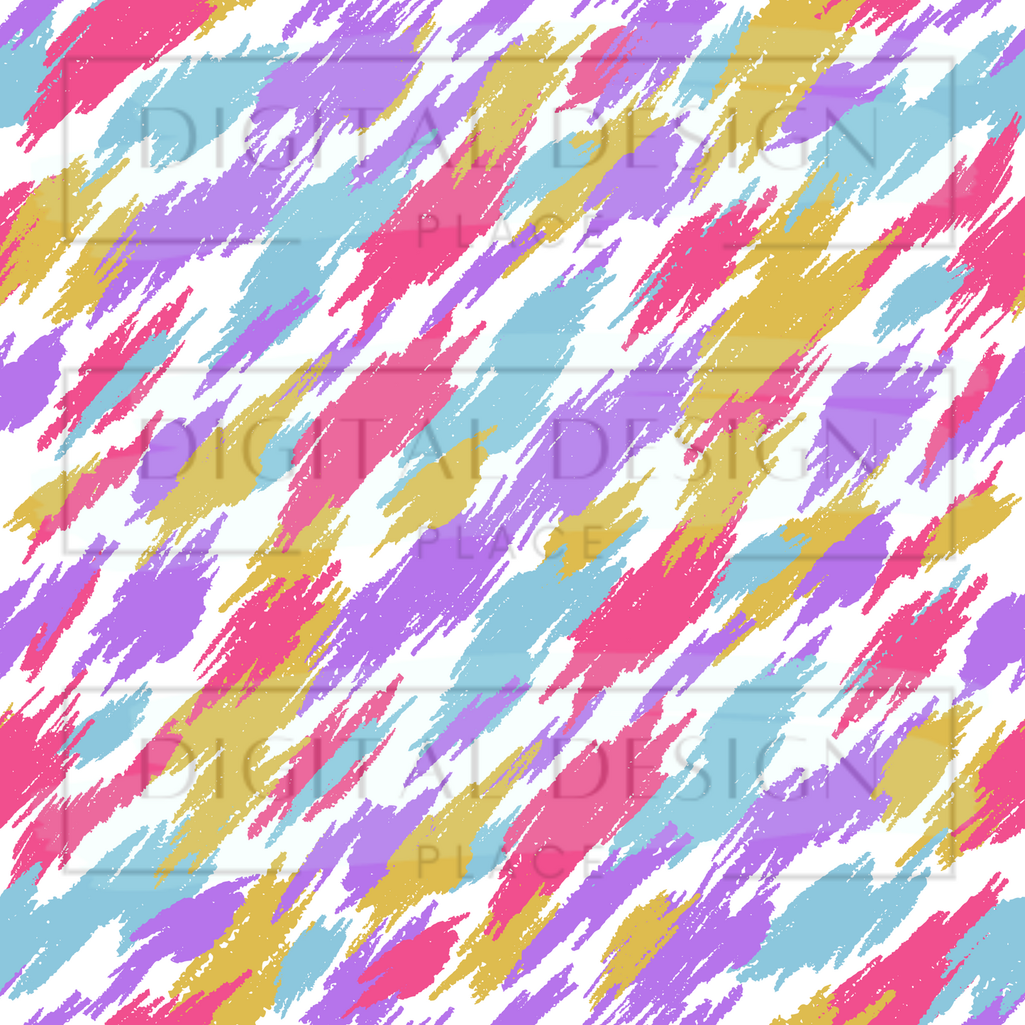 Rainbow Brushtroke VinylV195