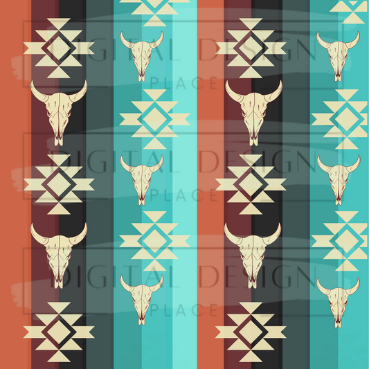 Aztec Stripes VinylV215