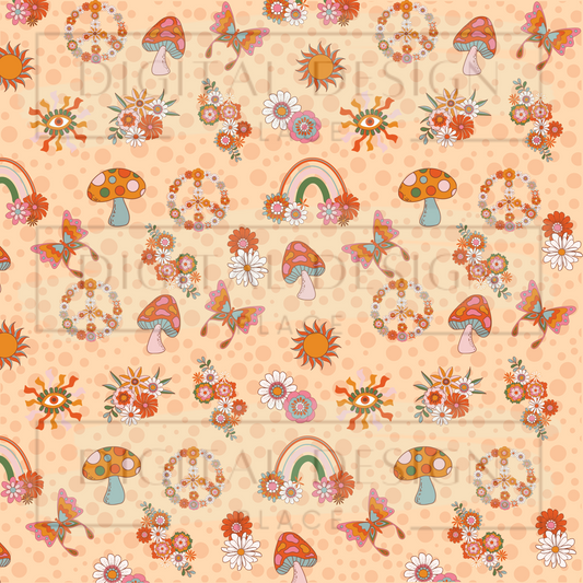 Flower Power Retro VinylV291