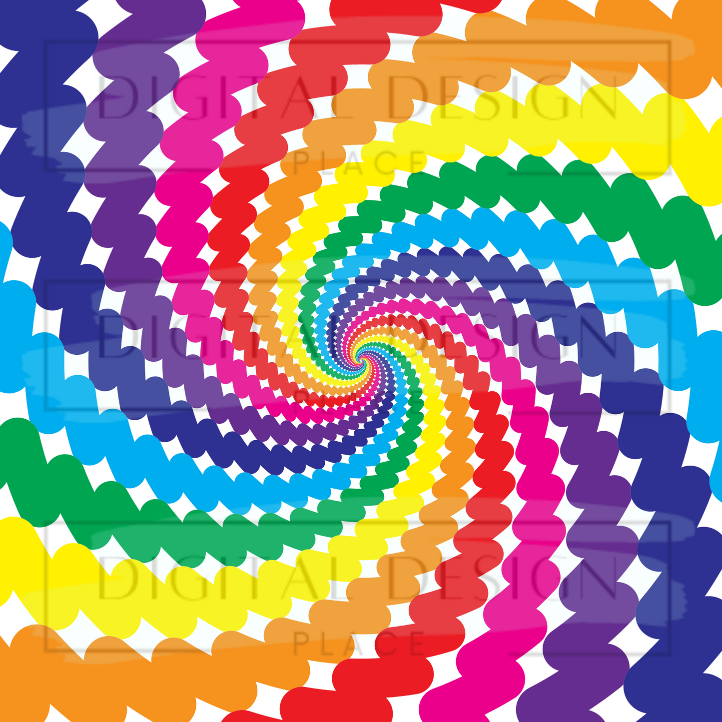 Rainbow Swirl VinylV295