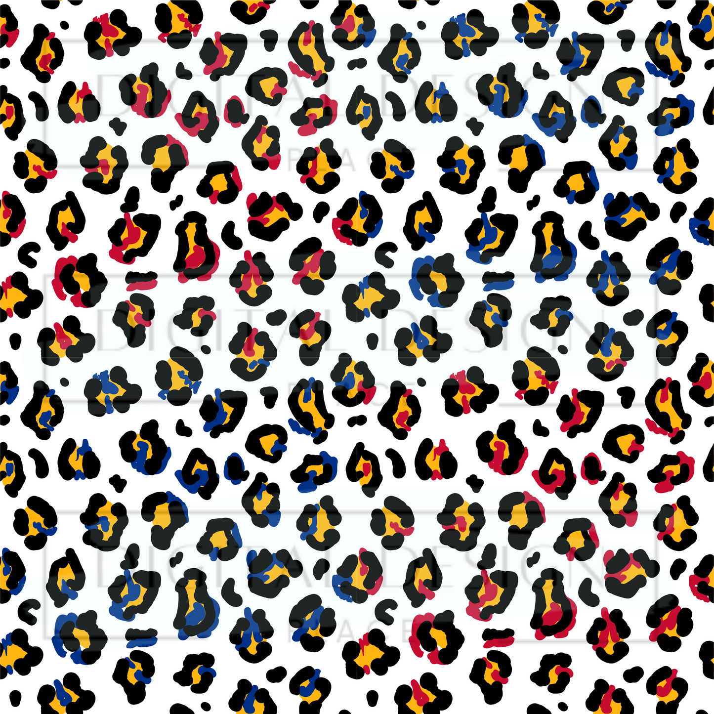 Football Team Spotted Clear Vinyl