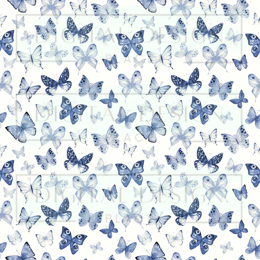 Blue Butterfly VinylV96