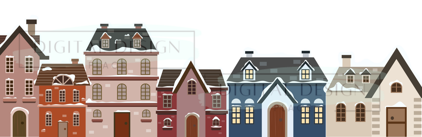 Snowy Houses WRAW24
