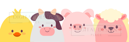 Baby Farm Animals WRAW59