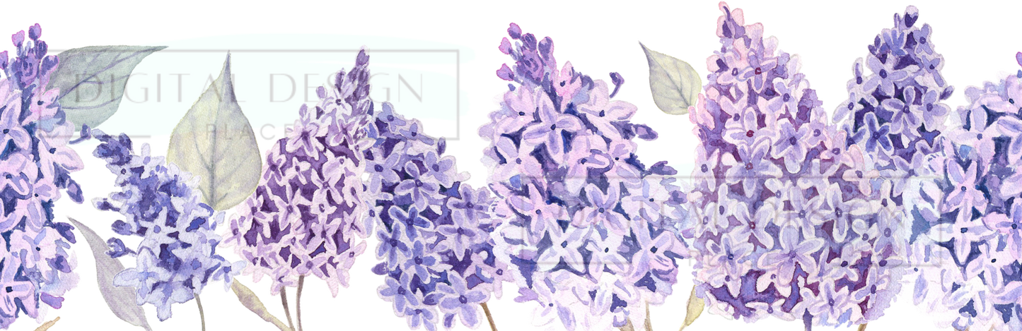 Lavender Watercolor Wrap WraW67